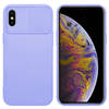 Cadorabo Hoesje geschikt voor Apple iPhone XS MAX in Bonbon Paars - Beschermhoes TPU-silicone Case Cover
