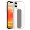 Cadorabo Hoesje geschikt voor Apple iPhone 11 Cover in GRIJS - Beschermhoes TPU silicone Case met houder