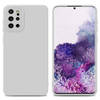 Cadorabo Hoesje geschikt voor Samsung Galaxy S20 PLUS in FLUID WIT - Beschermhoes TPU silicone Cover Case