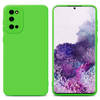 Cadorabo Hoesje geschikt voor Samsung Galaxy S20 in FLUID GROEN - Beschermhoes TPU silicone Cover Case