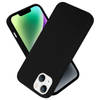 Cadorabo Hoesje geschikt voor Apple iPhone 14 Case in LIQUID ZWART - Beschermhoes TPU silicone Cover