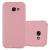 Cadorabo Hoesje geschikt voor Samsung Galaxy A3 2017 in CANDY ROZE - Beschermhoes TPU silicone Case Cover