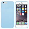 Cadorabo Hoesje geschikt voor Apple iPhone 6 PLUS / 6S PLUS in Bonbon Licht Blauw - Beschermhoes TPU-silicone Case Cover