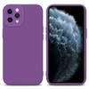 Cadorabo Hoesje geschikt voor Apple iPhone 11 PRO MAX in FLUID MAT PAARS - Beschermhoes TPU silicone Cover Case