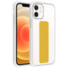 Cadorabo Hoesje geschikt voor Apple iPhone 11 Cover in GEEL - Beschermhoes TPU silicone Case met houder