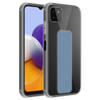 Cadorabo Hoesje geschikt voor Samsung Galaxy A22 5G Cover in LICHTBLAUW - Beschermhoes TPU silicone Case met houder