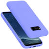Cadorabo Hoesje geschikt voor Samsung Galaxy S8 Case in LIQUID LICHT PAARS - Beschermhoes TPU silicone Cover