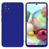 Cadorabo Hoesje geschikt voor Samsung Galaxy A71 4G in FLUID BLAUW - Beschermhoes TPU silicone Cover Case