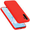 Cadorabo Hoesje geschikt voor Huawei P30 PRO Case in LIQUID ROOD - Beschermhoes TPU silicone Cover