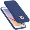 Cadorabo Hoesje geschikt voor Samsung Galaxy S6 Case in LIQUID BLAUW - Beschermhoes TPU silicone Cover