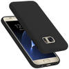 Cadorabo Hoesje geschikt voor Samsung Galaxy S7 Case in LIQUID ZWART - Beschermhoes TPU silicone Cover
