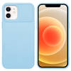 Cadorabo Hoesje geschikt voor Apple iPhone 12 in Bonbon Licht Blauw - Beschermhoes TPU-silicone Case Cover