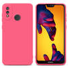 Cadorabo Hoesje geschikt voor Huawei P20 LITE 2018 / NOVA 3E in FLUID ROOD - Beschermhoes TPU silicone Cover Case