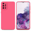 Cadorabo Hoesje geschikt voor Samsung Galaxy S20 PLUS in FLUID ROOD - Beschermhoes TPU silicone Cover Case