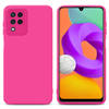 Cadorabo Hoesje geschikt voor Samsung Galaxy M22 / M32 4G in FLUID HOTPINK - Beschermhoes TPU silicone Cover Case