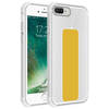 Cadorabo Hoesje geschikt voor Apple iPhone 7 PLUS / 7S PLUS / 8 PLUS Cover in GEEL - Beschermhoes TPU silicone Case met