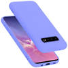 Cadorabo Hoesje geschikt voor Samsung Galaxy S10 5G Case in LIQUID LICHT PAARS - Beschermhoes TPU silicone Cover