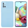 Cadorabo Hoesje geschikt voor Samsung Galaxy A71 4G in Bonbon Licht Blauw - Beschermhoes TPU-silicone Case Cover