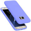 Cadorabo Hoesje geschikt voor Samsung Galaxy S7 Case in LIQUID LICHT PAARS - Beschermhoes TPU silicone Cover