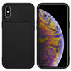 Cadorabo Hoesje geschikt voor Apple iPhone XS MAX in Bonbon Zwart - Beschermhoes TPU-silicone Case Cover