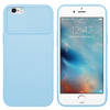 Cadorabo Hoesje geschikt voor Apple iPhone 6 / 6S in Bonbon Licht Blauw - Beschermhoes TPU-silicone Case Cover