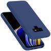 Cadorabo Hoesje geschikt voor Samsung Galaxy NOTE 9 Case in LIQUID BLAUW - Beschermhoes TPU silicone Cover