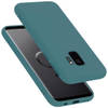 Cadorabo Hoesje geschikt voor Samsung Galaxy S9 Case in LIQUID GROEN - Beschermhoes TPU silicone Cover