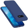 Cadorabo Hoesje geschikt voor Samsung Galaxy S10e Case in LIQUID BLAUW - Beschermhoes TPU silicone Cover