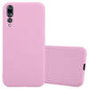 Cadorabo Hoesje geschikt voor Huawei P20 PRO / P20 PLUS in CANDY ROZE - Beschermhoes TPU silicone Case Cover