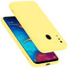 Cadorabo Hoesje geschikt voor Samsung Galaxy A20 / A30 / M10s Case in LIQUID GEEL - Beschermhoes TPU silicone Cover
