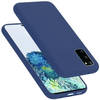 Cadorabo Hoesje geschikt voor Samsung Galaxy S20 Case in LIQUID BLAUW - Beschermhoes TPU silicone Cover