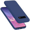 Cadorabo Hoesje geschikt voor Samsung Galaxy S10 5G Case in LIQUID BLAUW - Beschermhoes TPU silicone Cover
