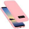 Cadorabo Hoesje geschikt voor Samsung Galaxy NOTE 8 Case in LIQUID ROZE - Beschermhoes TPU silicone Cover