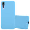 Cadorabo Hoesje geschikt voor Huawei P20 PRO / P20 PLUS in CANDY BLAUW - Beschermhoes TPU silicone Case Cover