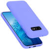 Cadorabo Hoesje geschikt voor Samsung Galaxy S10e Case in LIQUID LICHT PAARS - Beschermhoes TPU silicone Cover