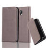 Cadorabo Hoesje geschikt voor Samsung Galaxy S4 ACTIVE in KOFFIE BRUIN - Beschermhoes Case magnetische sluiting Cover