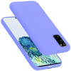 Cadorabo Hoesje geschikt voor Samsung Galaxy S20 Case in LIQUID LICHT PAARS - Beschermhoes TPU silicone Cover