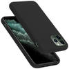 Cadorabo Hoesje geschikt voor Apple iPhone 11 PRO MAX Case in LIQUID ZWART - Beschermhoes TPU silicone Cover