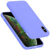 Cadorabo Hoesje geschikt voor Apple iPhone XS MAX Case in LIQUID LICHT PAARS - Beschermhoes TPU silicone Cover