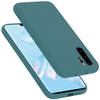 Cadorabo Hoesje geschikt voor Huawei P30 PRO Case in LIQUID GROEN - Beschermhoes TPU silicone Cover