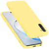 Cadorabo Hoesje geschikt voor Samsung Galaxy NOTE 10 Case in LIQUID GEEL - Beschermhoes TPU silicone Cover