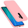 Cadorabo Hoesje geschikt voor Xiaomi RedMi NOTE 8 PRO Case in LIQUID ROZE - Beschermhoes TPU silicone Cover