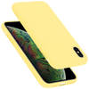 Cadorabo Hoesje geschikt voor Apple iPhone XS MAX Case in LIQUID GEEL - Beschermhoes TPU silicone Cover