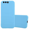 Cadorabo Hoesje geschikt voor Huawei P10 in CANDY BLAUW - Beschermhoes TPU silicone Case Cover