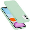 Cadorabo Hoesje geschikt voor Apple iPhone 11 Case in LIQUID LICHT GROEN - Beschermhoes TPU silicone Cover