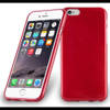 Cadorabo Hoesje geschikt voor Apple iPhone 6 / 6S in ROOD - Beschermhoes TPU silicone Case Cover Brushed