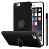 Cadorabo Hoesje geschikt voor Apple iPhone 6 PLUS / 6S PLUS in LIQUID ZWART - Beschermhoes van TPU silicone Case Cover