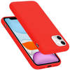 Cadorabo Hoesje geschikt voor Apple iPhone 11 Case in LIQUID ROOD - Beschermhoes TPU silicone Cover