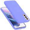 Cadorabo Hoesje geschikt voor Samsung Galaxy S21 PLUS Case in LIQUID LICHT PAARS - Beschermhoes TPU silicone Cover