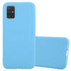 Cadorabo Hoesje geschikt voor Samsung Galaxy A52 (4G / 5G) / A52s in CANDY BLAUW - Beschermhoes TPU silicone Case Cover